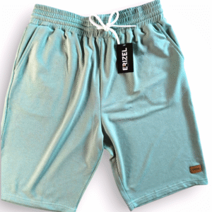 Short molleton vert menthe